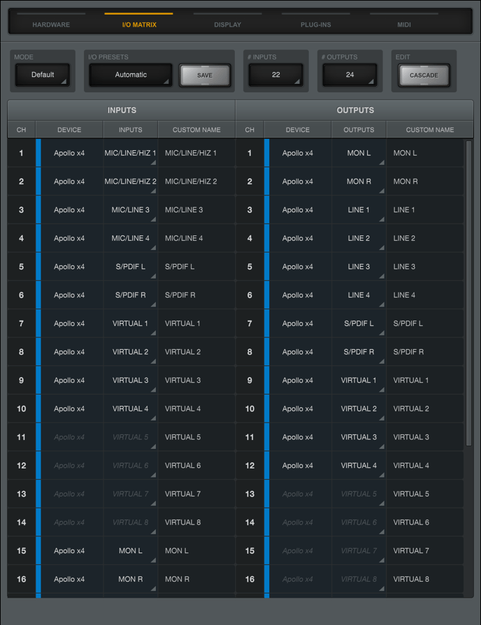 04-Using Universal Audio Apollo Devices with JackTrip 