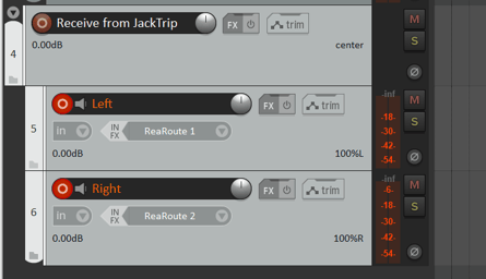 05-Windows - Connecting Reaper to JackTrip using ReaRoute